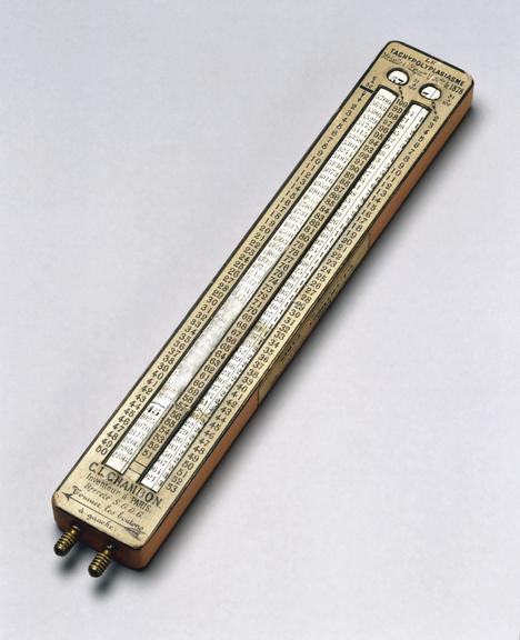 Automatic calculator; Chambon's "Tachypoly plasiasme" length 9