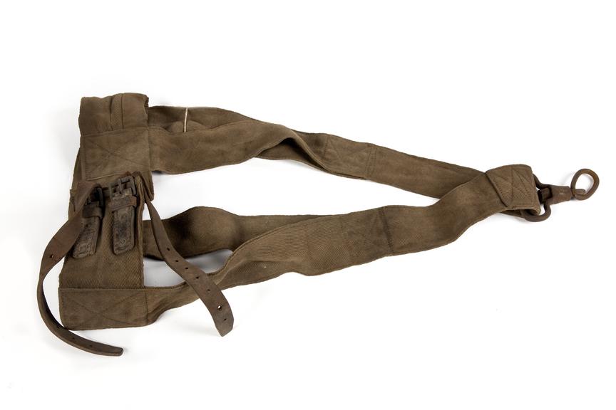 Fabric harness, coal mining. C.1930