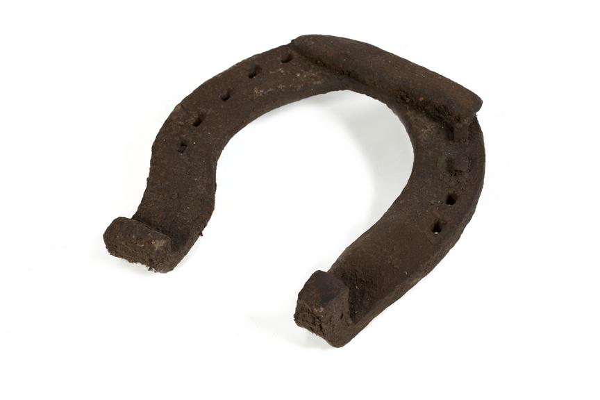 Horse shoe for a pit pony, coal mining use.