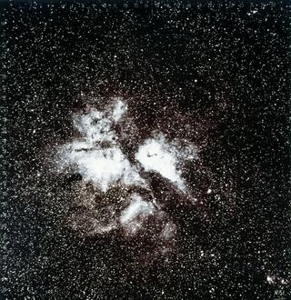 Photograph of the emission nebula, Eta Carina (24 hour exposure)