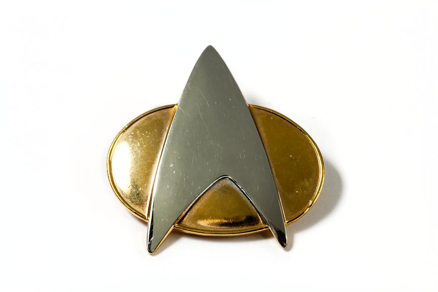 Authenticated merchandise Star Trek Star Fleet badge from Star