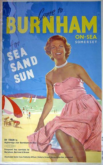 Come to Burnham on Sea, Somerset, for Sea, Sand and Sun