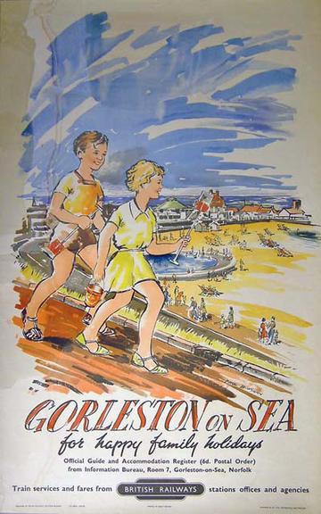 Gorleston on Sea for Happy Family Holidays (poster)