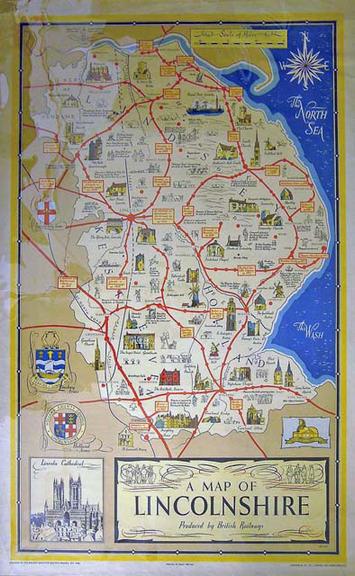 A Map of Lincolnshire (poster)