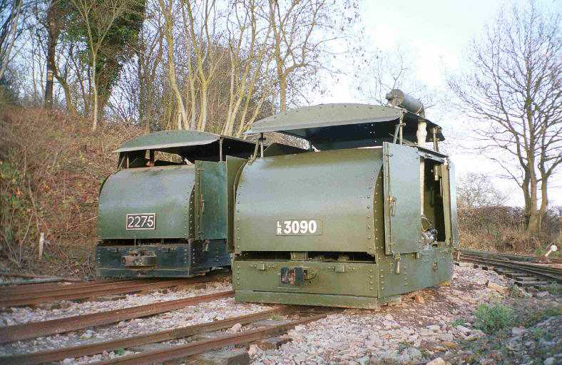 Simplex War Department armoured petrol locomotive No 1377, c 1915