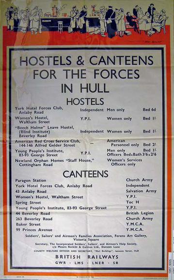 Hostels and Canteens for the Forces in Hull