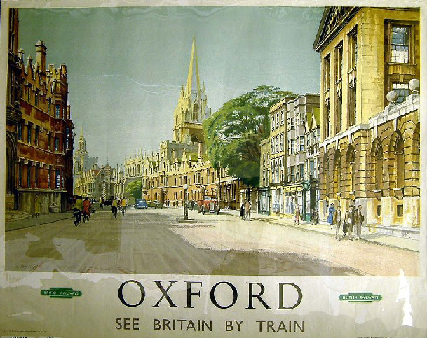 See Britain By Train - Oxford (poster)