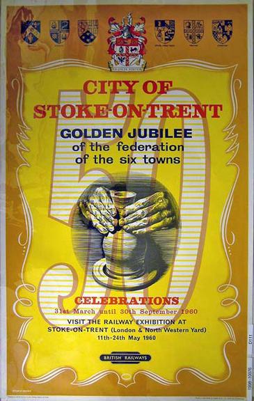 City of Stoke on Trent - Golden Jubilee Celebrations (poster)