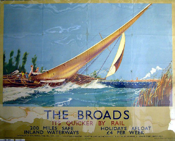 It's Quicker by Rail - The Broads