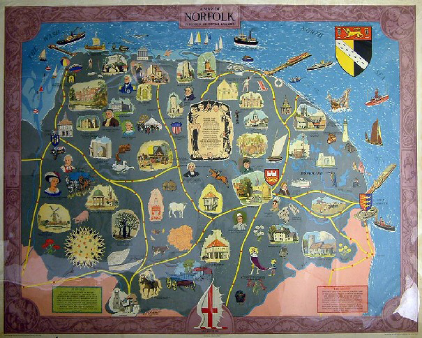 A Map of Norfolk (poster)