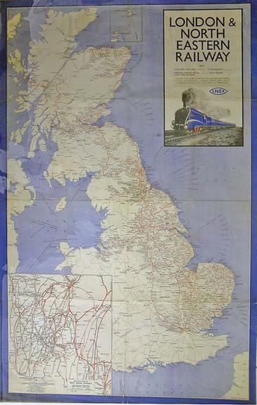 London & North Eastern Railway Map of the System