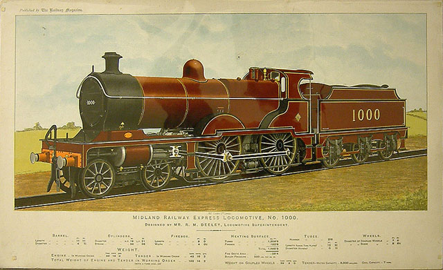 Midland Railway Express Locomotive No. 1000