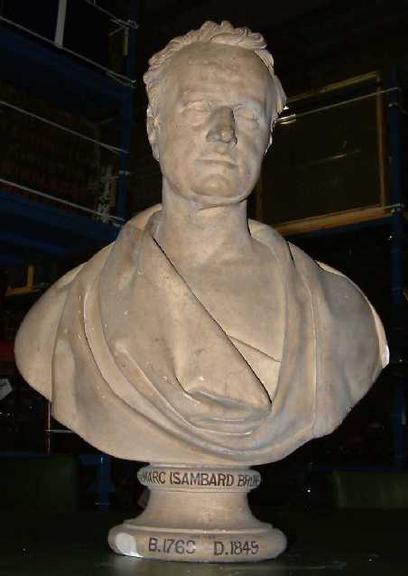 Portrait bust of Marc Isambard Brunel