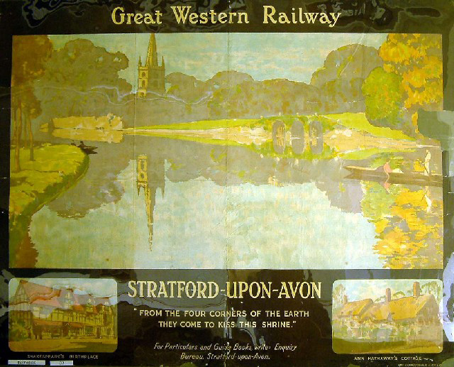 Great Western Railway poster Stratford-upon-Avon