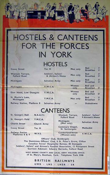 Hostels and Canteens for the Forces in York