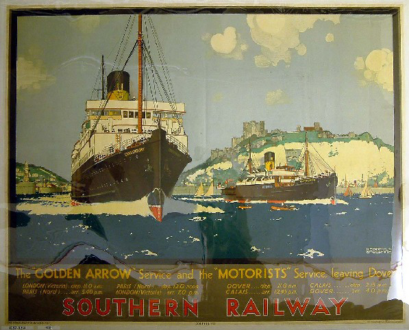 The "Golden Arrow" Service and the "Motorists" Service leaving Dover