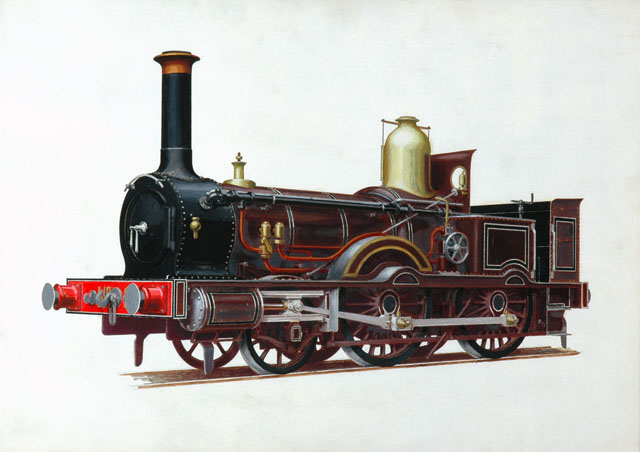 2-4-0 Well Tank (painting; oil painting)