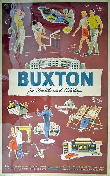 Buxton for Health & Holidays (poster)