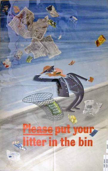 Please Put Your Litter in the Bin (poster)