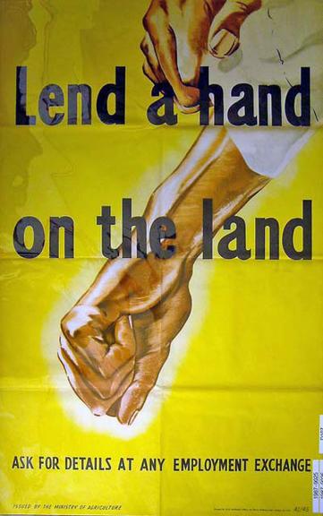 Lend a Hand on the Land (poster)