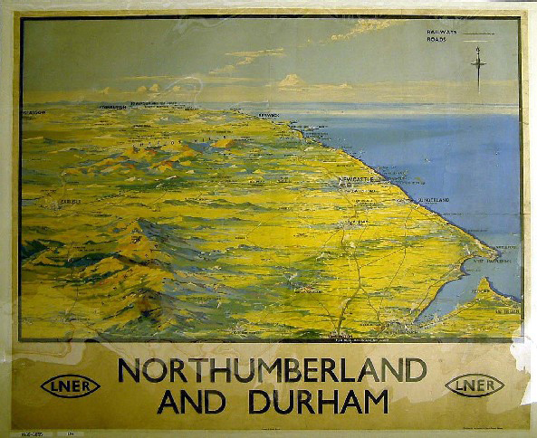 Northumberland and Durham (poster)