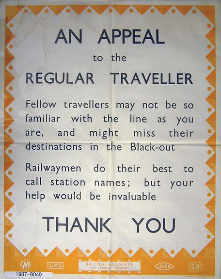 An Appeal to the Regular Traveller (poster)