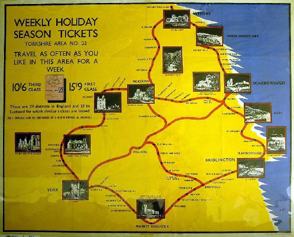 Weekly Holiday Season Tickets, Yorkshire, Area No. 23