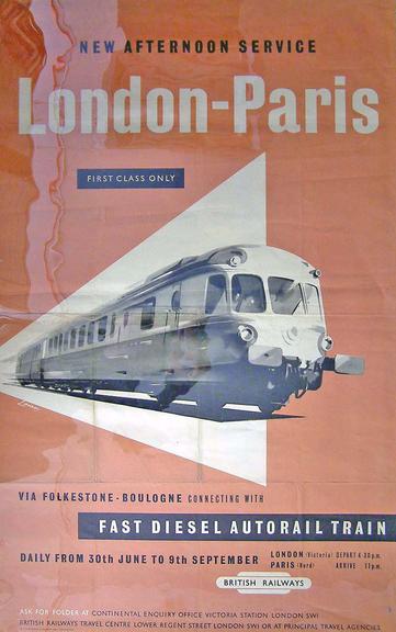 new afternoon service london paris first class only (poster)