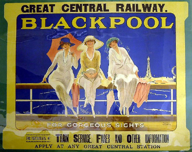 Blackpool; For gorgeous sights (poster)