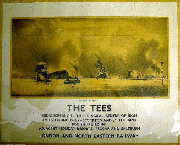 Famous Rivers of Commerce - The Tees (poster)