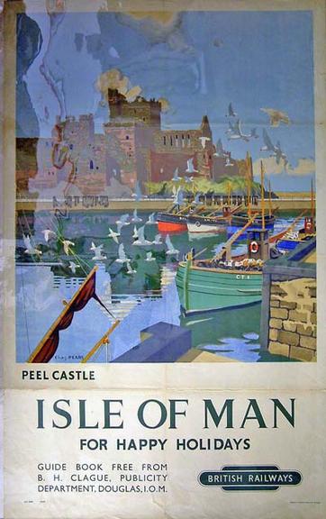 Isle of Man, Peel Castle (poster)