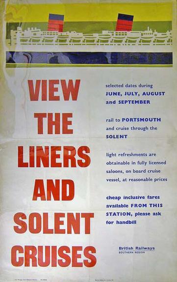 View The Liners and Solent Cruisers (poster)