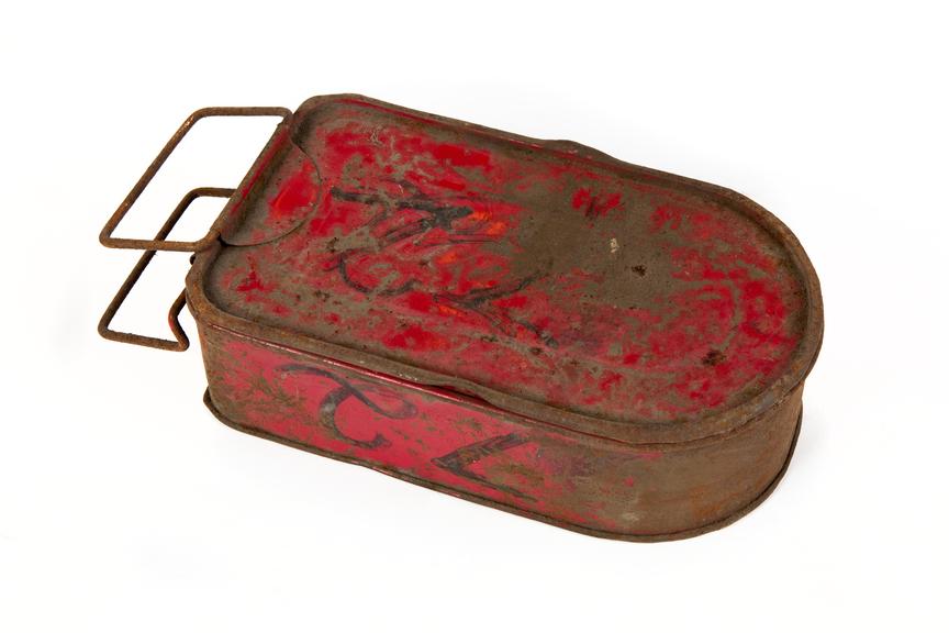 Miner's first aid tin.