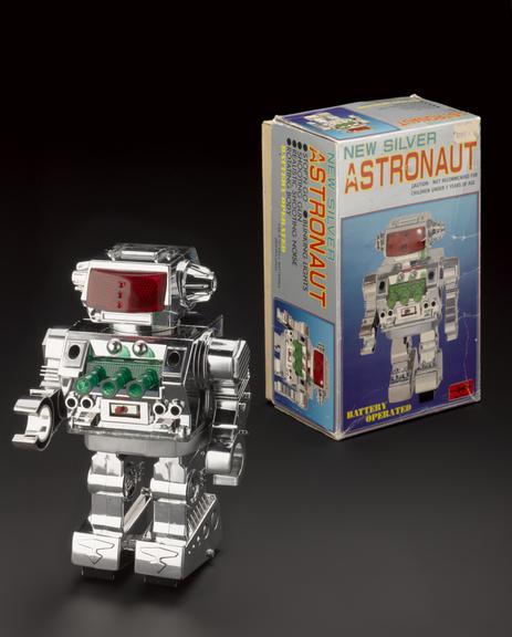 New SIlver Robot with box packaging | Science Museum Group Collection