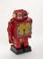 Gear Robot, red body with packaging, 1970, Horikawa, Japan