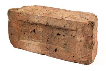 Brick engraved 'CK'