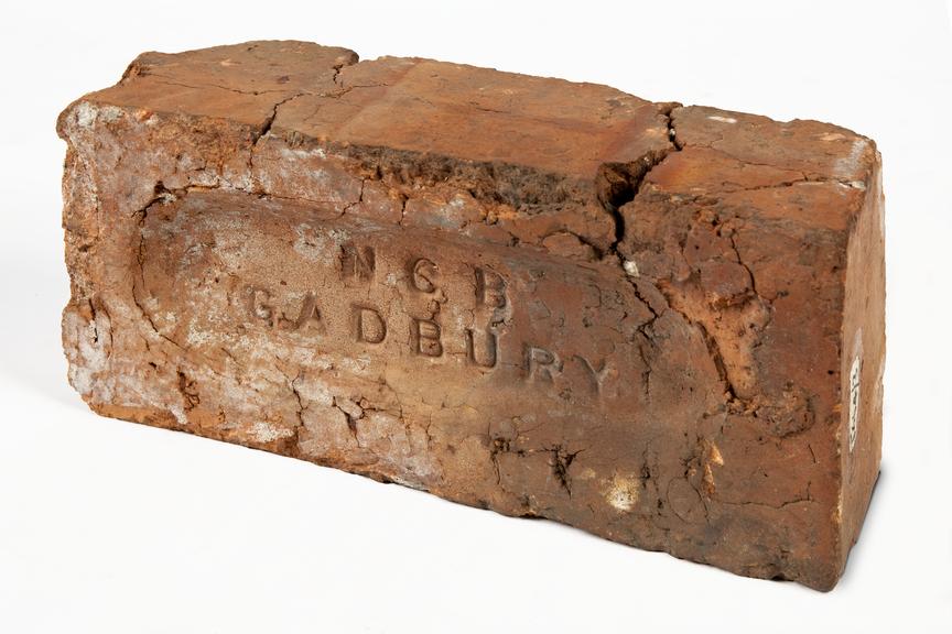 Brick engraved 'NCB Gadbury'