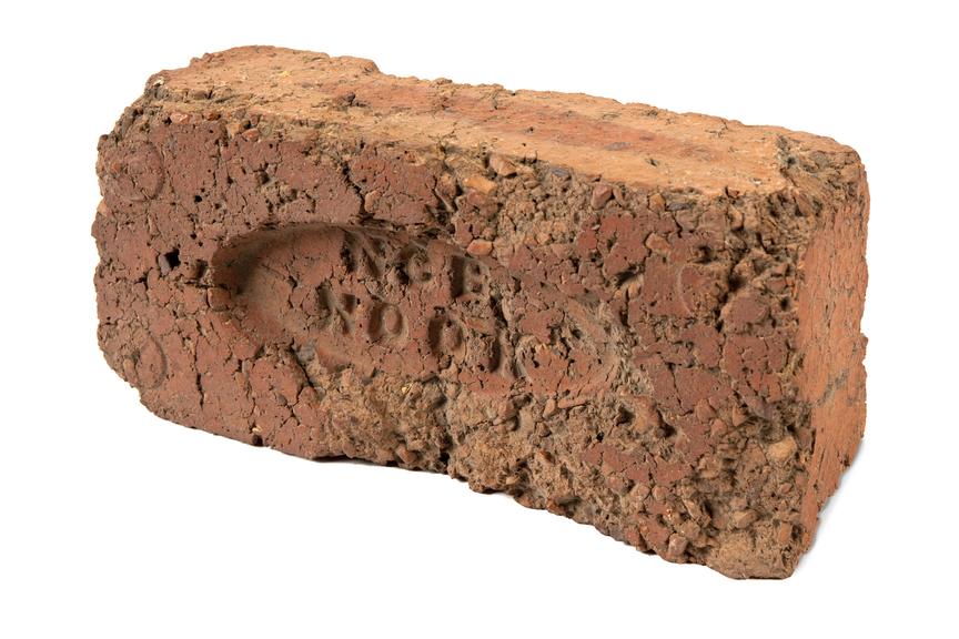 Brick engraved 'NCB NOO'