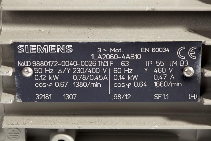 Micromaster integrated variable speed electric motor drive