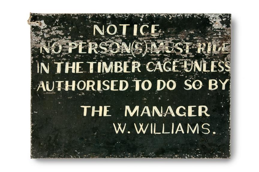 Sign - 'Notice