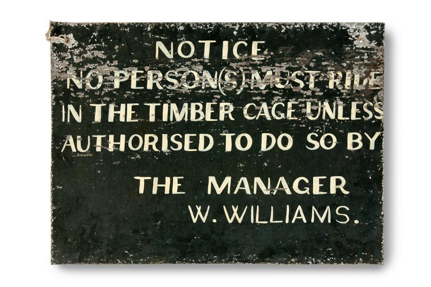 Sign - 'Notice