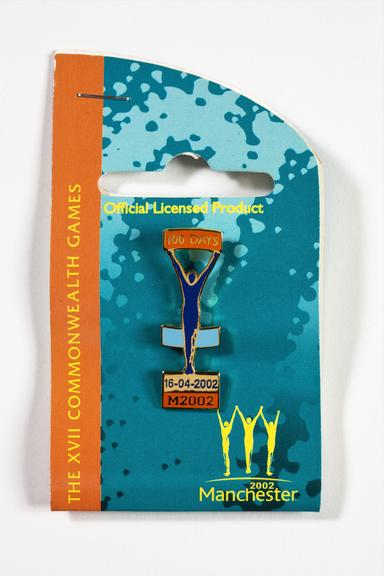 "100 Days" Manchester Commonwealth Games Badge
