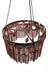 Three-bulb domestic interior light fitting