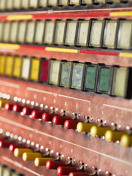 Piece from the London University Computing Service Atlas computer