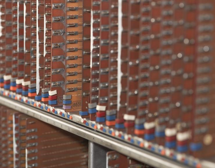 Piece from the London University Computing Service Atlas computer