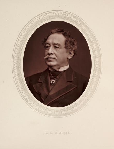 'Dr. W.H. Russell', 1876
    A photographic portrait of Dr