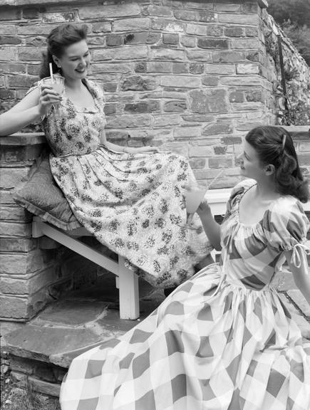 Two women in the garden