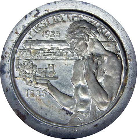 Die for London& North Eastern Railway/Stockton & Darlington Railway Centenary Medal