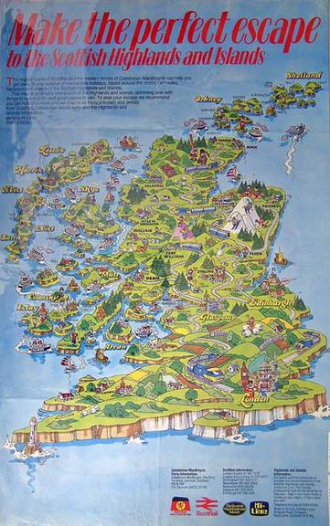 Make the perfect escape to the Scottish Highlands and Islands (poster)