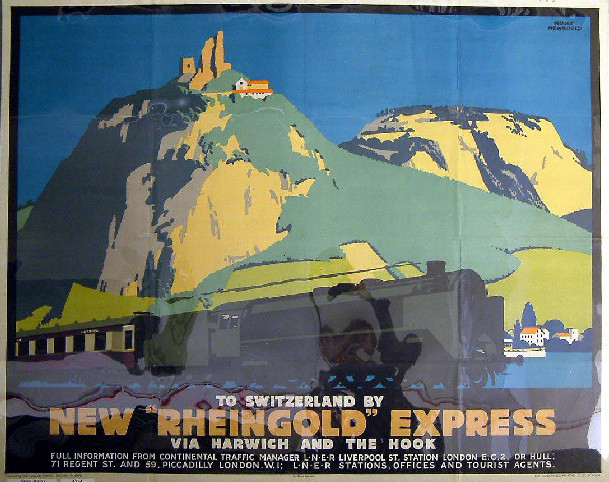 new "rheingold" express (poster)